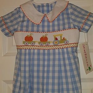 Shrimp and Grits 18mo Fall boys outfit